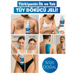 Tüy Dökücü Özel Mavi Jel